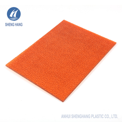 ПК картины Lichee выбил лист ASTM D648 1220*2440mm поликарбоната твердый