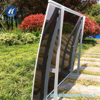 55&quot; x 35&quot; изогнутый поли тент двери окна кронштейна Alu сени карбоната