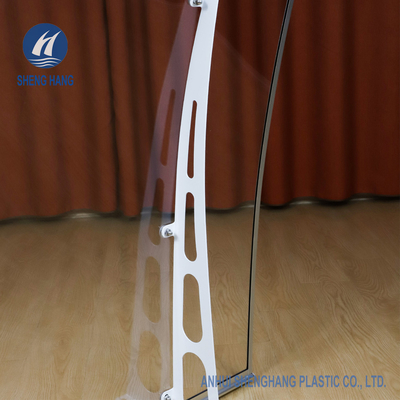 Водоустойчивая твердая поли сень 4.6ft×3ft карбоната с кронштейнами Eco металла