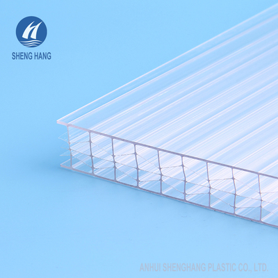 Неубедительный лист 25mm толя поликарбоната Multiwall структуры x ПК 5 стен