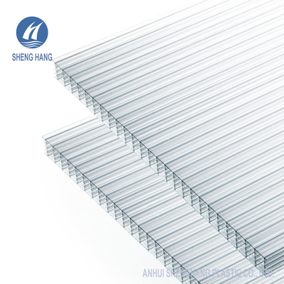 Неубедительный лист 25mm толя поликарбоната Multiwall структуры x ПК 5 стен