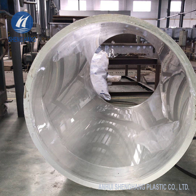 Цилиндр плексигласа Eco Friengly большого диаметра трубки ясности ODM WT10mm акриловый